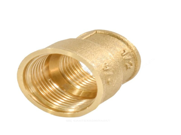 Муфта переходная латунь Ду 20х15 ВР VALFEX VF.240.L.034.012