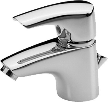 Cмеситель для умывальника с рычажным донным клапаном Saga 1904F