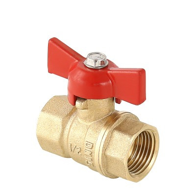 Кран шаровой «СТАНДАРТ» ручка-бабочка вн-вн 1/2" VT.122.G