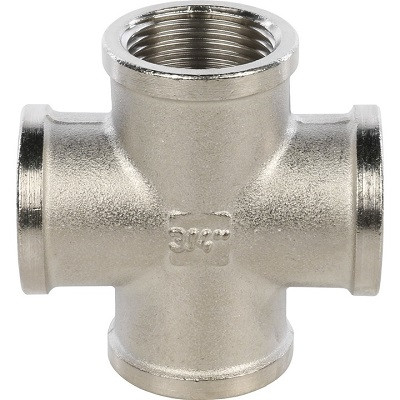 Крестовина никелированная ВВ 3/4" STOUT