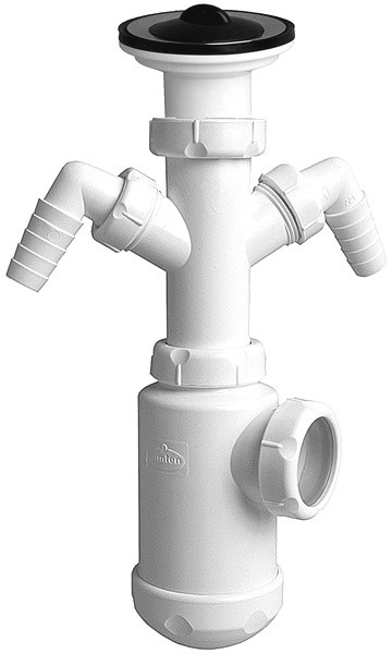 S-371 Сифон с 2 отводами 1 1/2"x70 Jimten Испания
