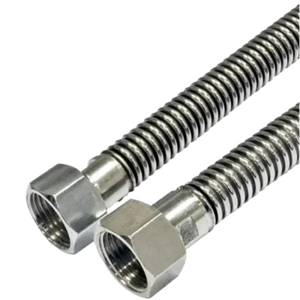 Гибкая подводка для газа 1/2" г.г. 0,5 м VALFEX сильфонная (10/1)