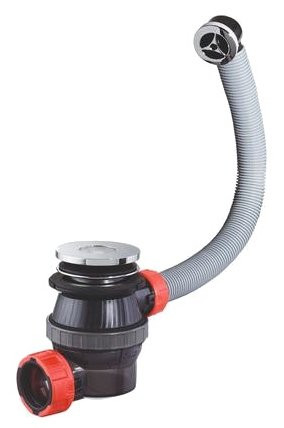 Сифон NANO 6.7с сухим затвором с переливом