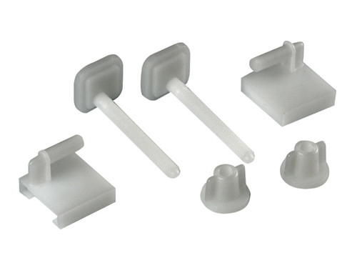 Крепеж сиденья к унитазу из белого нейлона 745 REMER