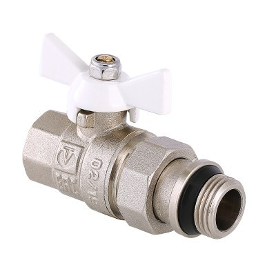 Кран шаровой BASE с полусгоном и доп. уплотнением 1/2" VT.227.NRW