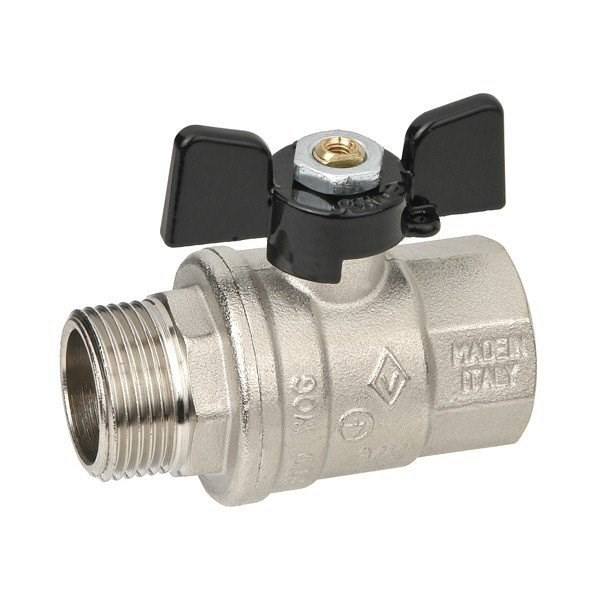 Кран шарoвой В-Н "бабочка" 1 1/4" Bugatti Oregon арт.307