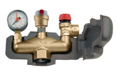 Группа безопасности котла RBM "Kombiluft"-1" с пред.кл. 3 бар, маном. и воздухоотв.