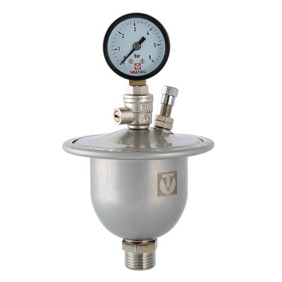 Гаситель гидроударов мембранный с манометром VT.CAR20.I04001