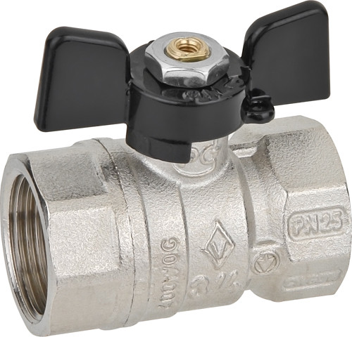 Кран шаровой В-В "бабочка" 1" Bugatti Arizona арт.602