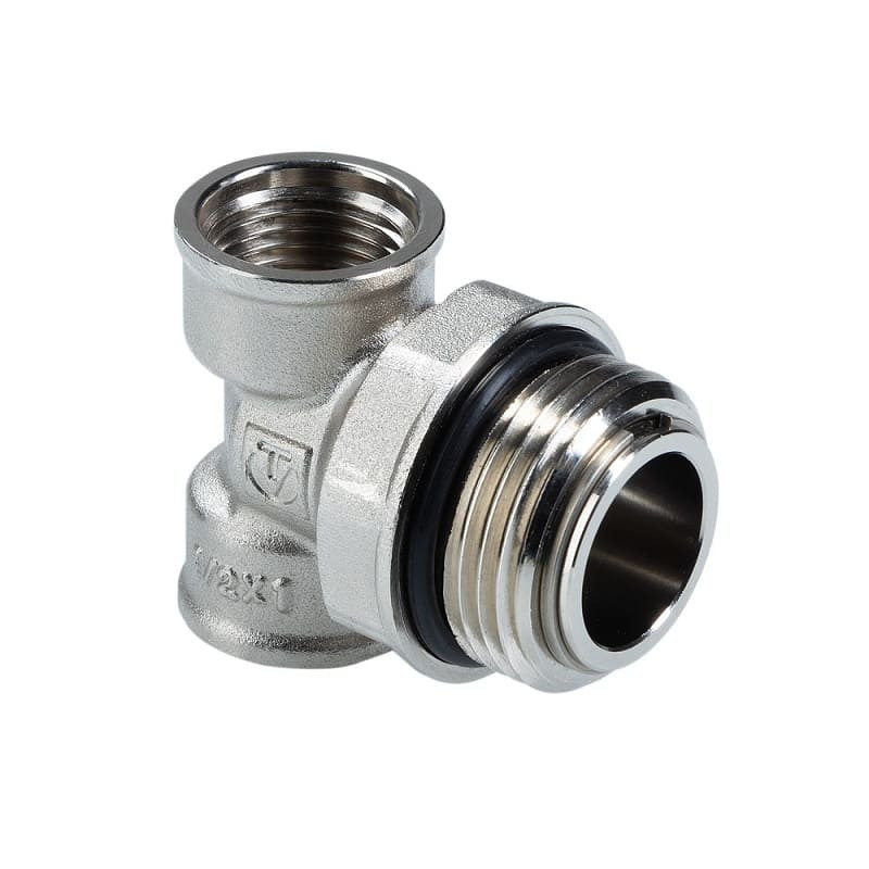 Тройник коллекторный с вращающимся штуцером 3/4"х1/2"х1/2" VTc.630.N.0504