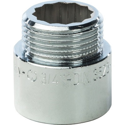 Удлинитель 3/4"х20 хром STOUT