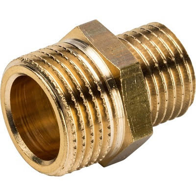 Ниппель НН переходной 3/8X1/4 STOUT