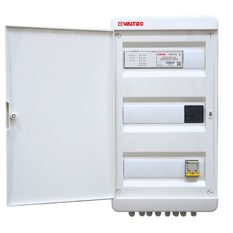 Щит автоматизации RS-485 – 3 шт.(до 750 ПУ), M-Bus – 2(до 500 ПУ) RS-232 – 1 шт., GSM/GPRS, Ethernet