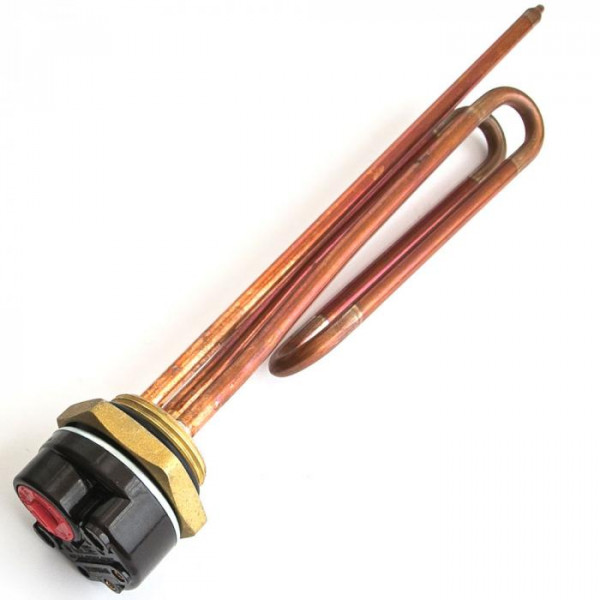 КОМПЛЕКТ: ТЭН RСT 1500W, Ø42, М6, 220V + термостат + прокладка