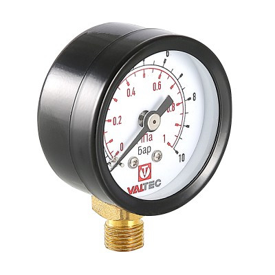 Манометр 40мм с нижним подключением 1/8", 0-10 бар VT.TM40.D