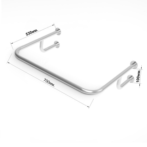 Поручень для раковины серии П, тип 2