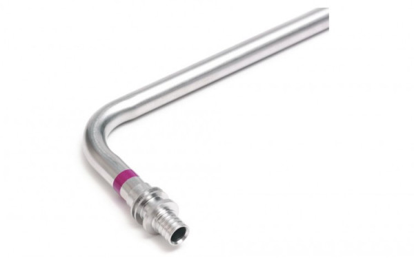 Трубка (нерж.)  для подкл-я радиатора, Г-образная 16/500 RAUTITAN