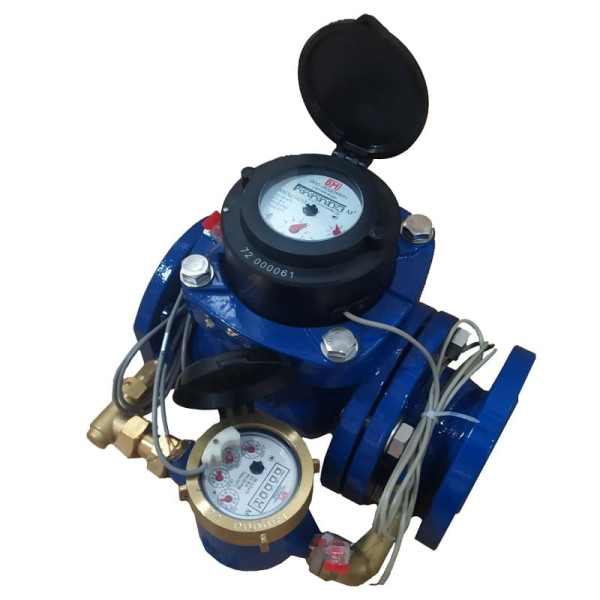 КВСХд DN50/15 IP68 тип-02, Счетчик воды комбинированный, имп. вых.