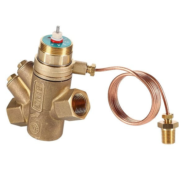 Авт.регулятор перепада давл.регулируемый с регулирующ. клап.3/4", 3-17кПа, 26-1100л/ч, имп.трубка 1м