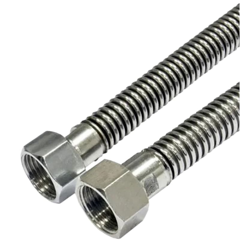 Гибкая подводка для газа 1/2" г.г. 1 м VALFEX сильфонная