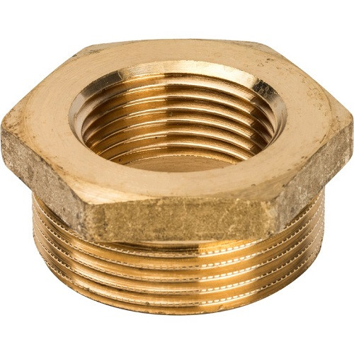 Футорка 1 1/2"х1" латунь STOUT