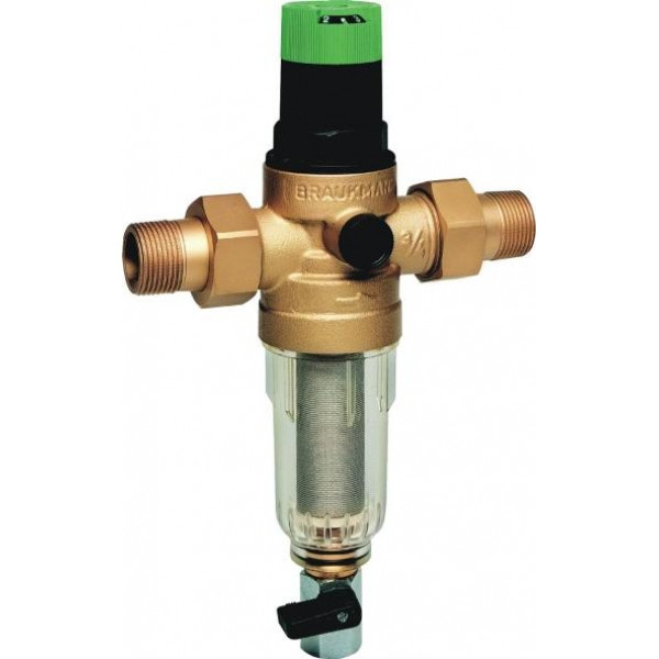 FK06-1/2"AA фильтр миниплюс, с редуктором, на холодную воду, 100 мкм