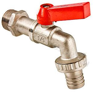 Кран водоразборный со штуцером 1/2 VT.051.N.04
