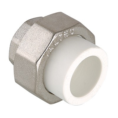 Муфта PP-R бел нап комб Дн20х1/2" вн/р разъемная Valtec