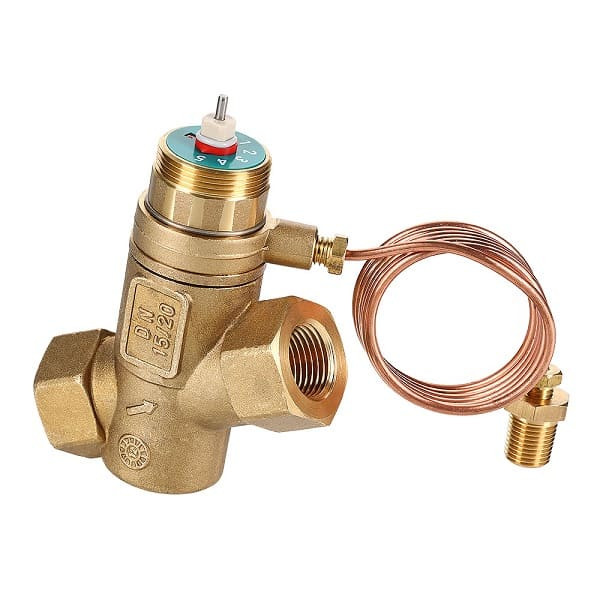 Авт. регулятор переп. давл. регулируемый с регулирующ. клап., 1/2”, 3-17кПа,9-680 л/ч, с имп. тр.1м