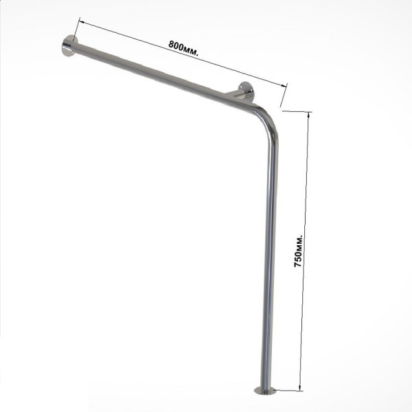 Поручень для унитаза серии Г, тип 2 (правый)