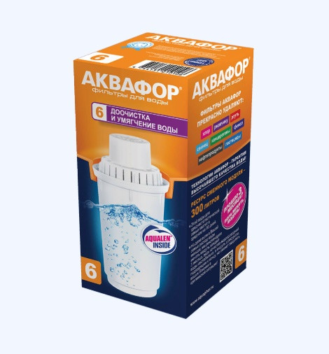 Модуль сменный фильтрующий АКВАФОР В6(100-6)
