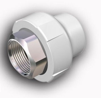 Муфта PP-R бел нап комб Дн40х1 1/4" вн/р под ключ Firat Plastik