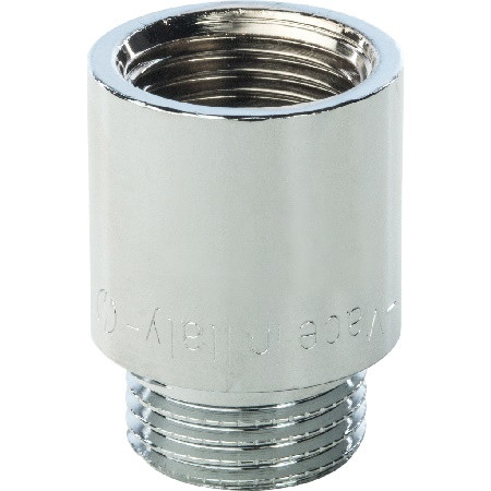 Удлинительная гайка  усилен. 1/2" х 25  хром GF ИТАЛИЯ