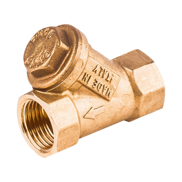 Фильтр сетчатый Y-образный латунный Ду 25 Ру30 G1"ВР R74A Giacomini