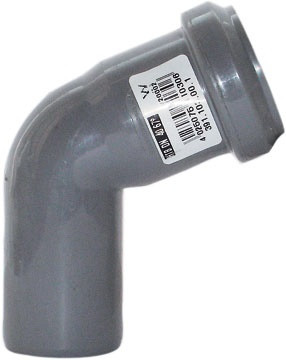 Отвод HTB 45 гр. однораструбный 75 Ostendorf