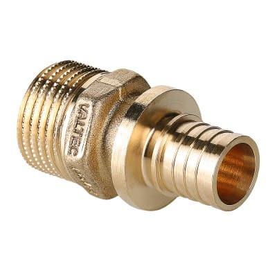 Фитинг надвижной с переходом на наружную резьбу 25(3,5) мм х 1/2" VTm.401.BG