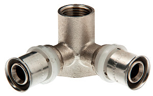 Водорозетка пресс проходная 20х1/2" VTm.234.N