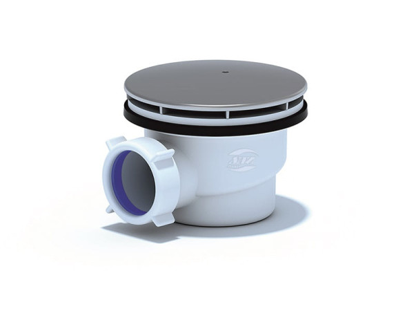 Сифон д/поддона h=65мм 1 1/2"х90 хром/слив Ани Пласт Е320С