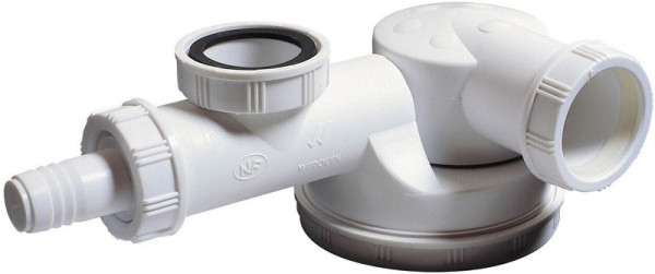 Сифон сверхплоский "Эспас" 11/2*40мм с отводом ст.маш. без выпуска