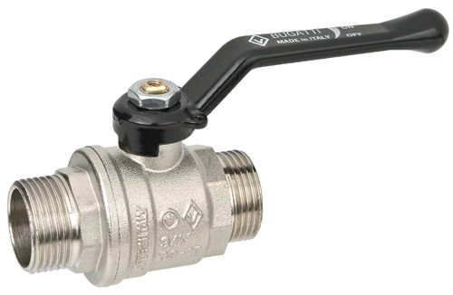 Кран шаровой НР-НР ал.рычаг 1" Bugatti Oregon арт.325