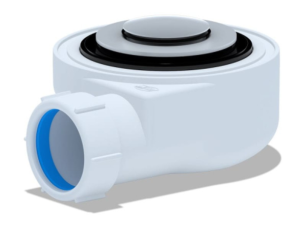 Сифон для поддона 1 1/2"x50/40 h=53мм слив клапан "клик-клак", пробка D=42,6мм хром АНИ Пласт E450CL