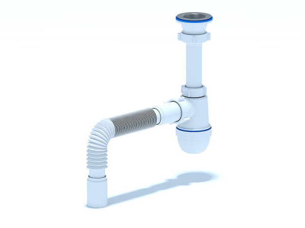 Сифон Ани 1 1/2*40 с гибкой трубой 40Х40 C0105