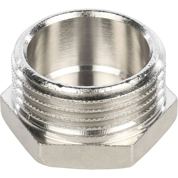 Заглушка никелированная НР 1/2" STOUT