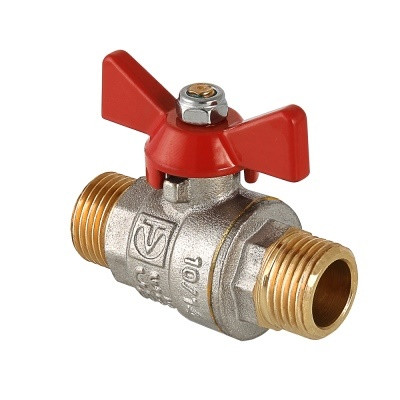 Кран шаровой BASE Н-Н 1/2" ручка бабочка VT.219.N.04