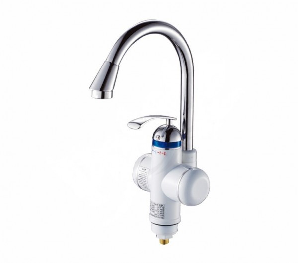 Смеситель д/кухни с высок.излив. и электронагревателем Potato P0055