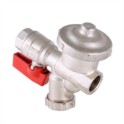 Кран шаровой со встроенным фильтром и редуктором давления (КФРД) универсальный 1/2" VT.300.N