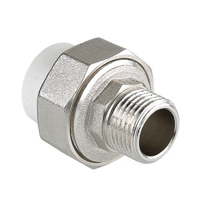 Муфта PP-R бел нап комб Дн50х1 1/2" нар/р разъемная Valtec