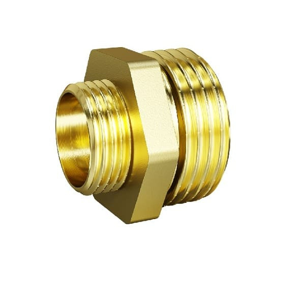 (LD) Ниппель переходной 1"х3/4" НР латунь LD