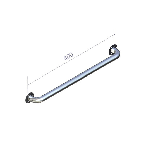 Поручень пристенный L=400 D=32 мм
