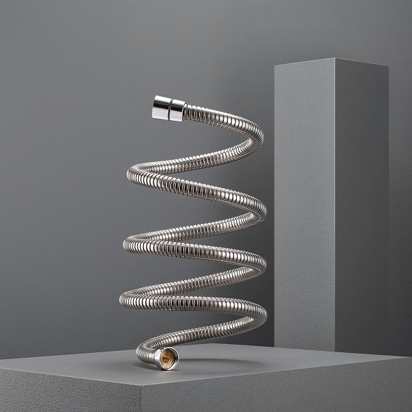 Шланг для душа SH 10 с двойным замком растяжной с функцией вращения лейки 150 см-210 см 360 гр